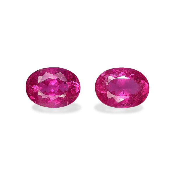 Fuscia Pink Rubellite Tourmaline 6.08ct - 10x8mm Pair (RL1500)