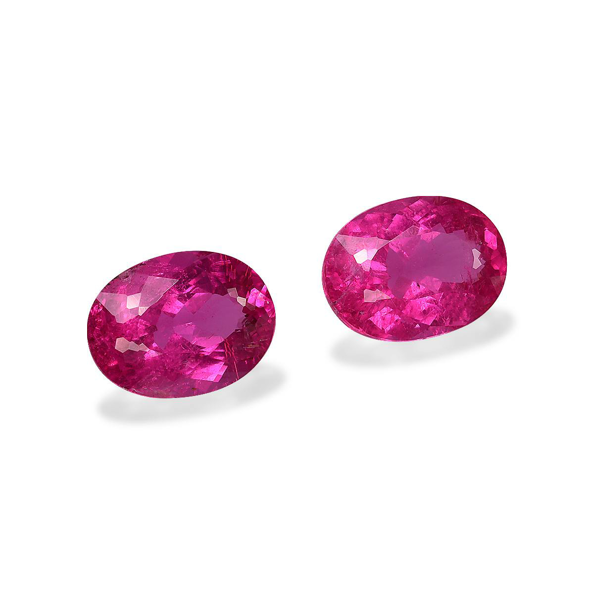 Fuscia Pink Rubellite Tourmaline 6.08ct - 10x8mm Pair (RL1500)