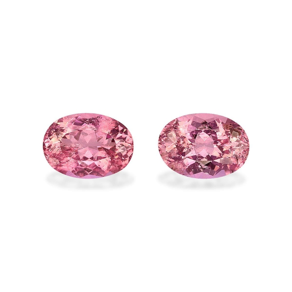 Flower Pink Tourmaline 6.76ct - Pair (PT1361)